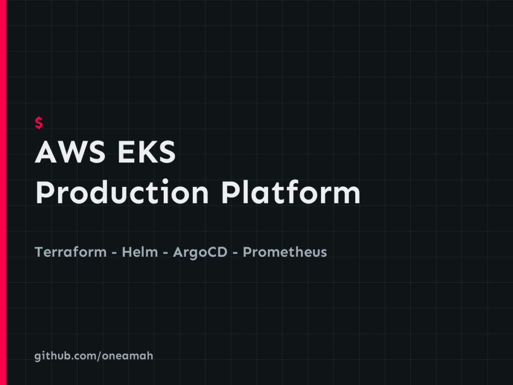 AWS EKS Production-Grade Platform